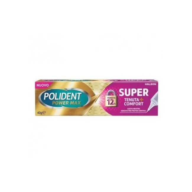 Haleon Italy Crema Adesiva Protesi Dentali Polident Power Max Super Tenuta+comfort 40 G