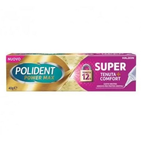 Haleon Italy Crema Adesiva Protesi Dentali Polident Power Max Super Tenuta+comfort 40 G