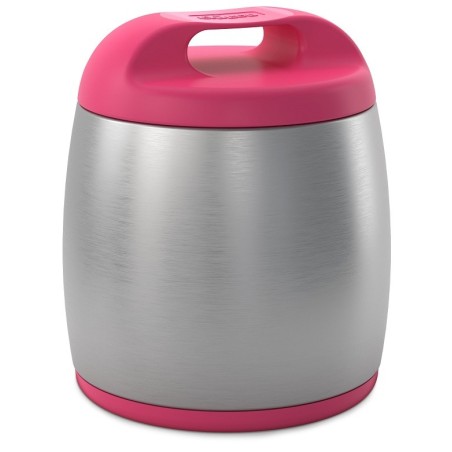 Chicco thermos porta pappa rosa in acciaio inossidabile 350 ml