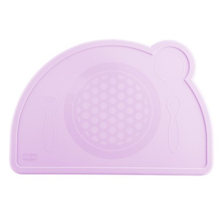 Chicco tovaglietta silicone rosa 1 pezzo