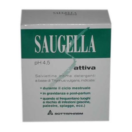 Saugella Attiva 15 Salviette Detergenti