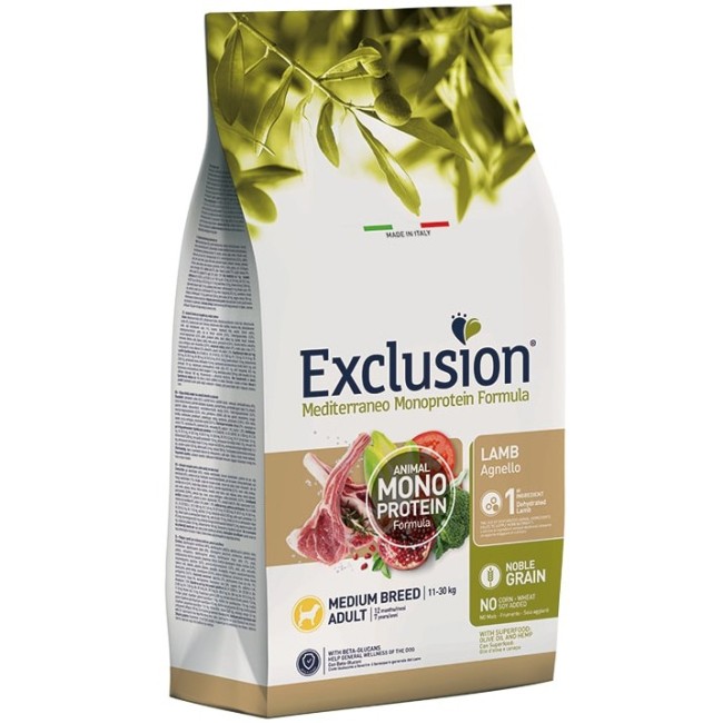 Dorado Exclusion Mediterraneo Monoprotein Adult Lamb Medium 12kg