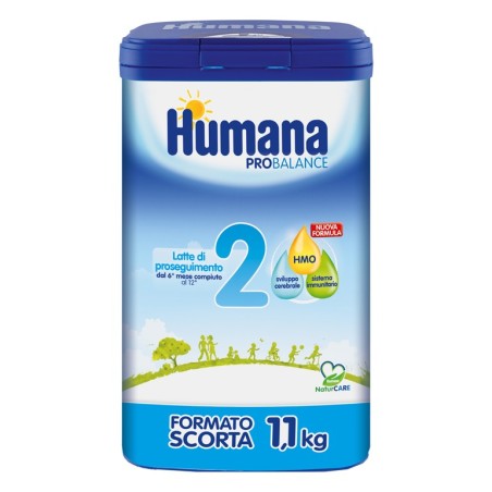 Humana 2 latte in polvere 1100g