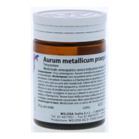 Weleda aurum metallicum praeparatum d12 polvere 