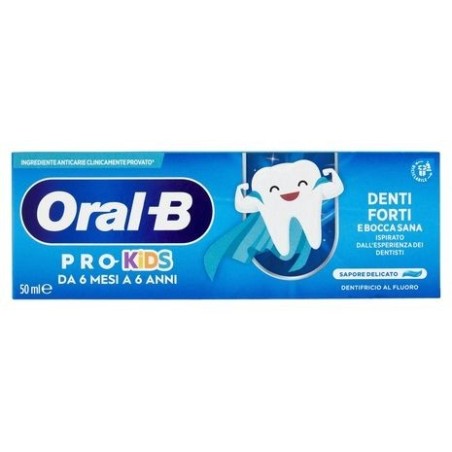 Procter & Gamble Oralb Dentifricio Kids 0-6 Anni 50 Ml