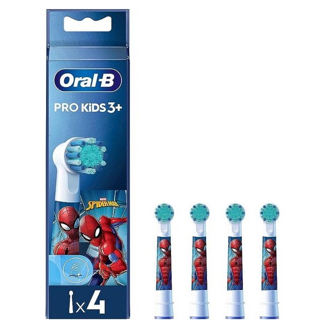 Oralb Power Refill Eb10 Spiderman 4 Pezzi