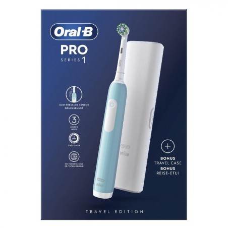 Procter & Gamble Oralb Pro 1 Blu Spazzolino Elettrico+tc