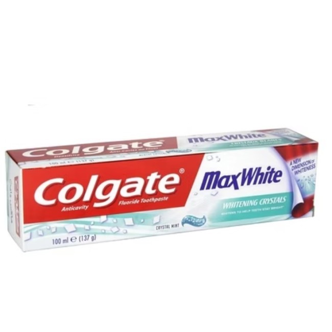 Colgate Max White Crystal Mint Whitening Toothpaste 100ml