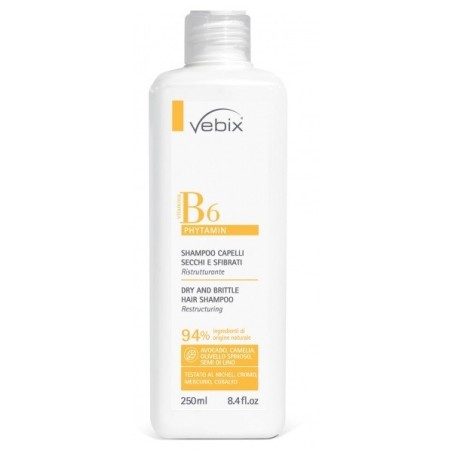 Vebix B6 Phytamin Shampoo Capelli Secchi E Sfibrati