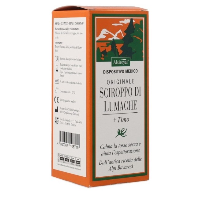 Dott. C. Cagnola Sciroppo Lumache Originale Alsitan 150 Ml