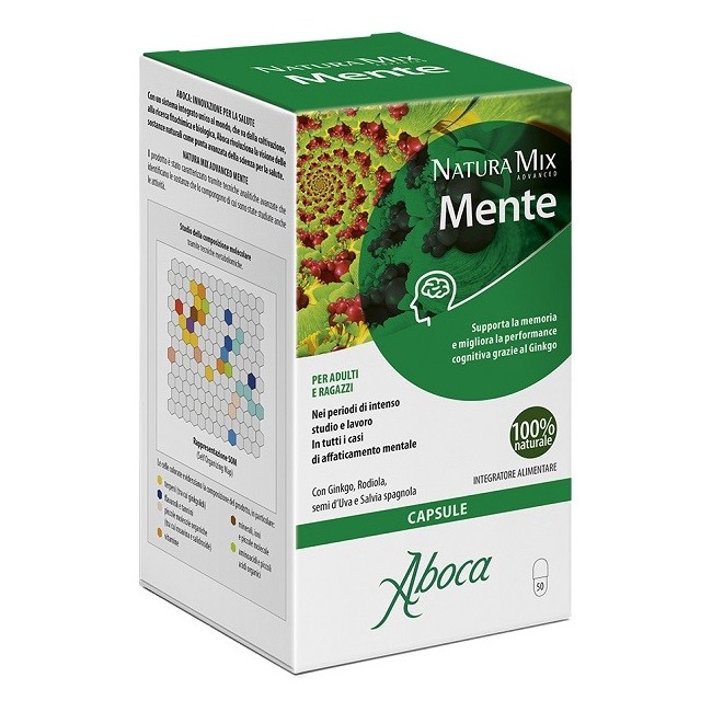 Aboca Natura mix advanced mente 50 opercoli