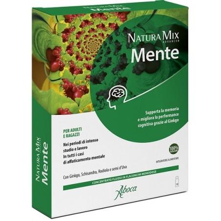 Aboca natura mix advanced mente 10 flaconcini