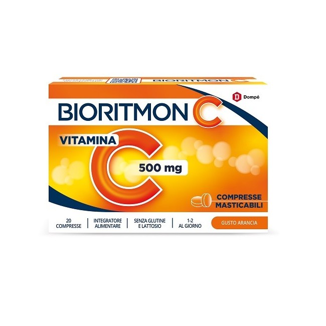  Bioritmon C 500mg Vitamina C 20 Compresse Masticabili