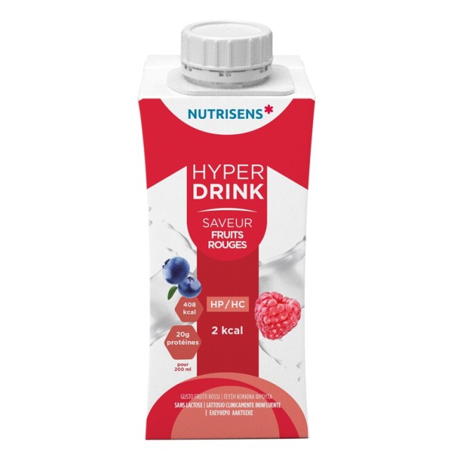  Hyperdrink 2kcal Frutti Rossi 4x200 Ml