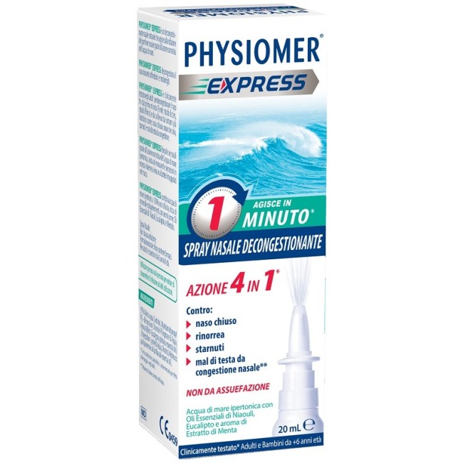 Physiomer Express Spray decongestionante 20 Ml