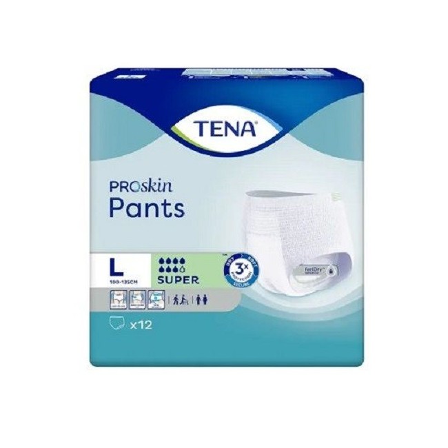  Tena Pants Super L 12 Pezzi