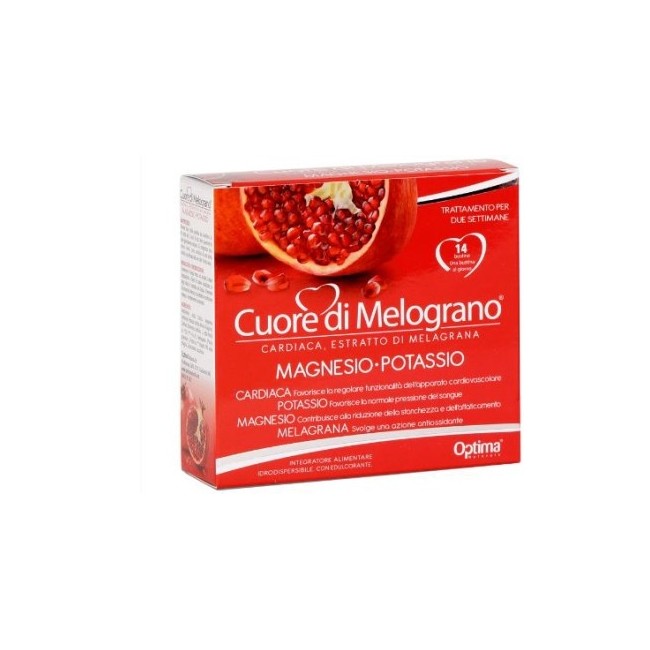 Cuore Melograno Magnesio Potassio Optima 14 Bustine