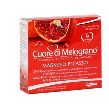 Cuore Melograno Magnesio Potassio Optima 14 Bustine