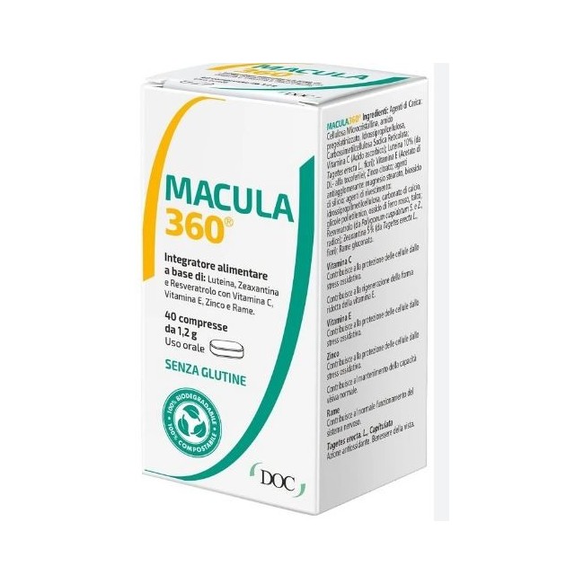 Doc Macula360 40 Compresse integratore per la vista