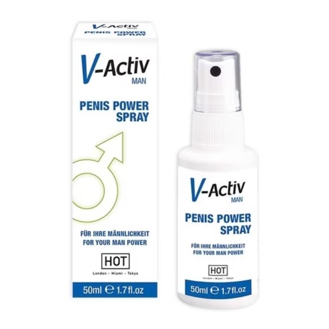 HOT V-Activ Penis Power Spray for Men 50ml