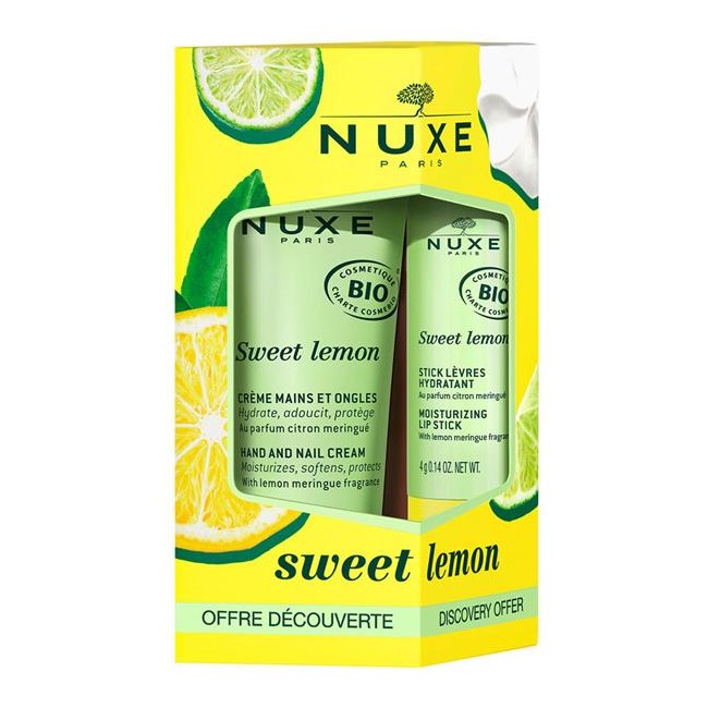 Nuxe sweet lemon crema mani stick labbra