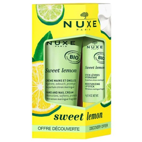 Nuxe sweet lemon crema mani stick labbra