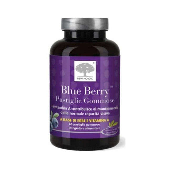 New Nordic Blue Berry 60 Pastiglie Gommose