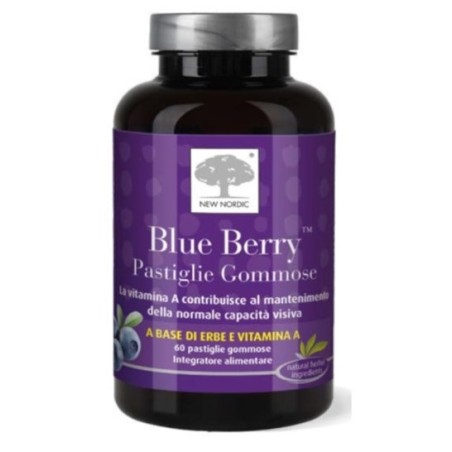 New Nordic Blue Berry 60 Pastiglie Gommose