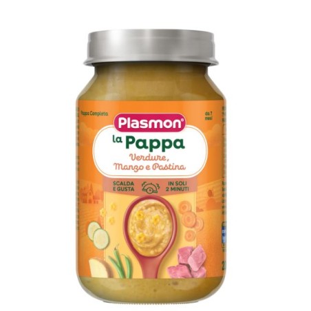 Plasmon La Pappa Verdure Manzo E Pastina 200 Grammi