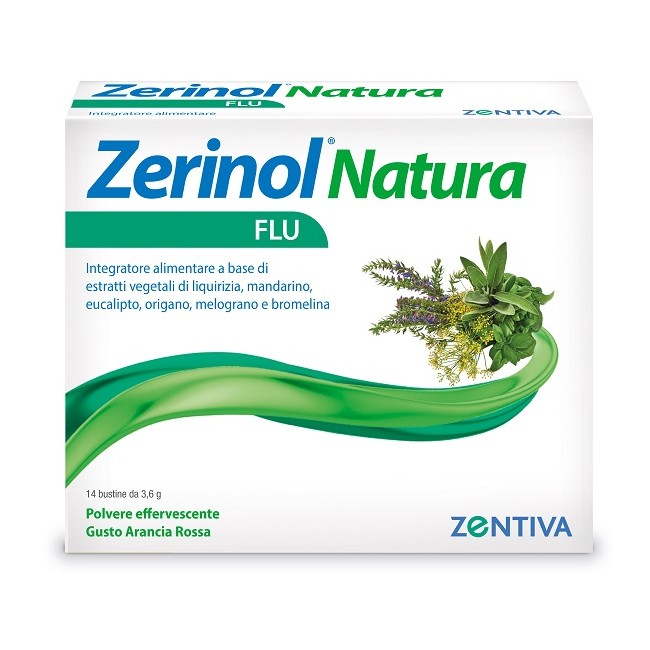 Zentiva Zerinol Natura Flu integratore 14 Bustine