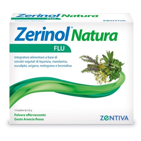 Zentiva Zerinol Natura Flu integratore 14 Bustine