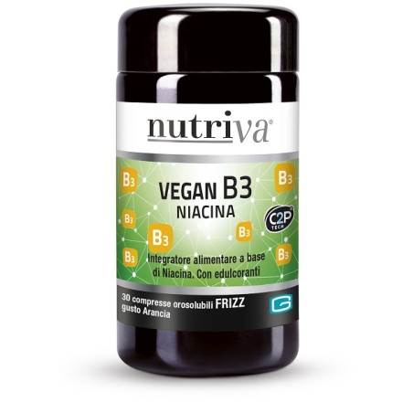 Giuriati Group Nutriva Vegan B3 Fizz 30 Compresse Arancia