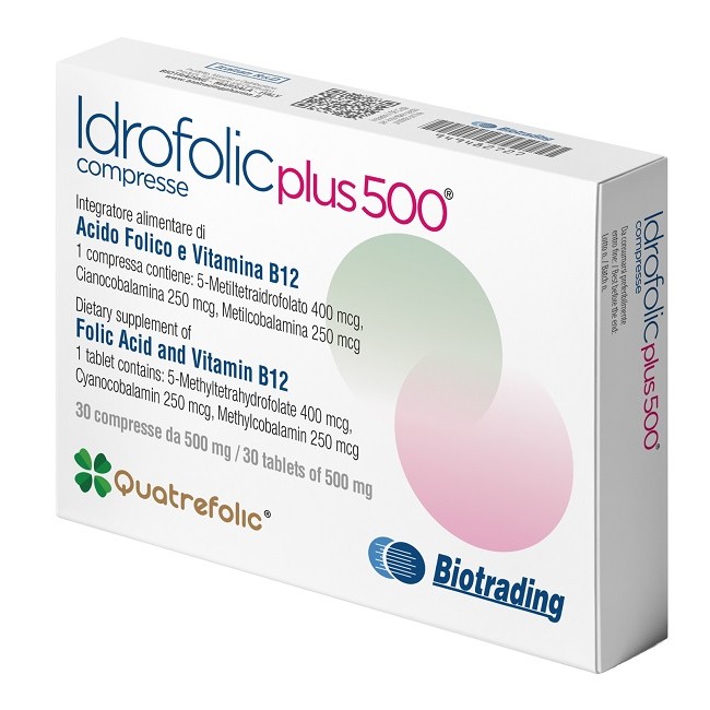 Idrofolic Plus 500 30 Compresse