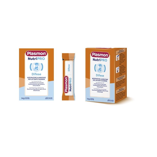 Plasmon Nutripro Difese 14 Bustine per le difese immunitarie