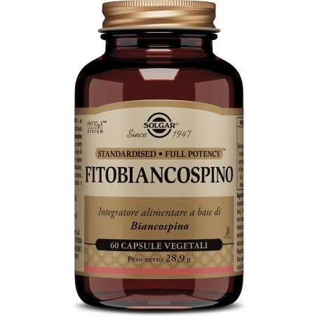 Solgar Fitobiancospino integratoer 60 Capsule Vegetali