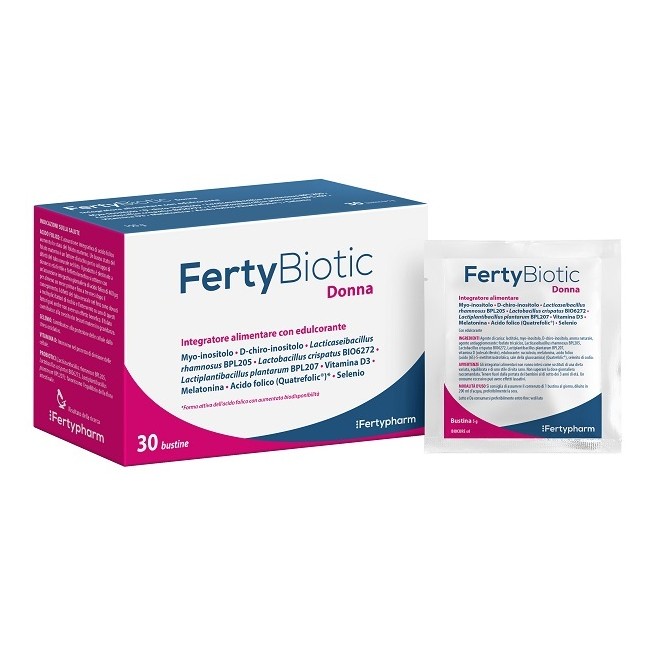 Biocure Fertybiotic Donna integratore 30 Bustine