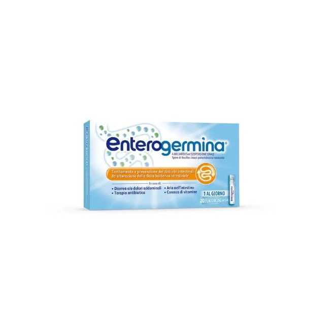 Enterogermina 20 Flaconi 4 Miliardi 5 ml