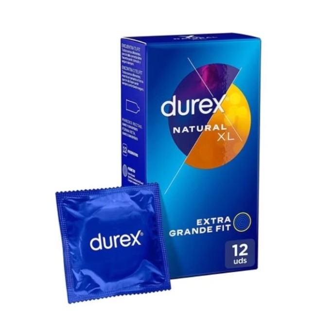 Preservativi Durex Original Natural Plus Taglia XL