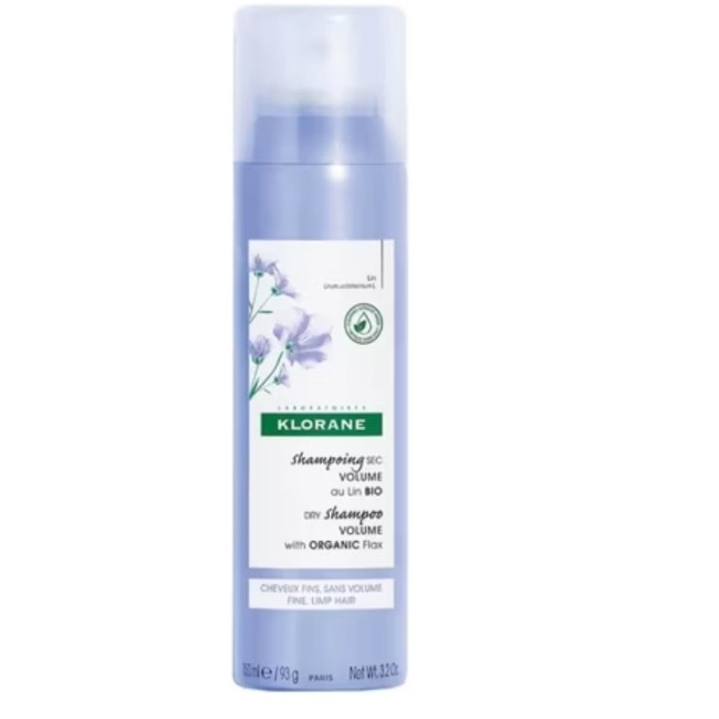 Klorane Shampoo Secco Lino Bio volumizzante