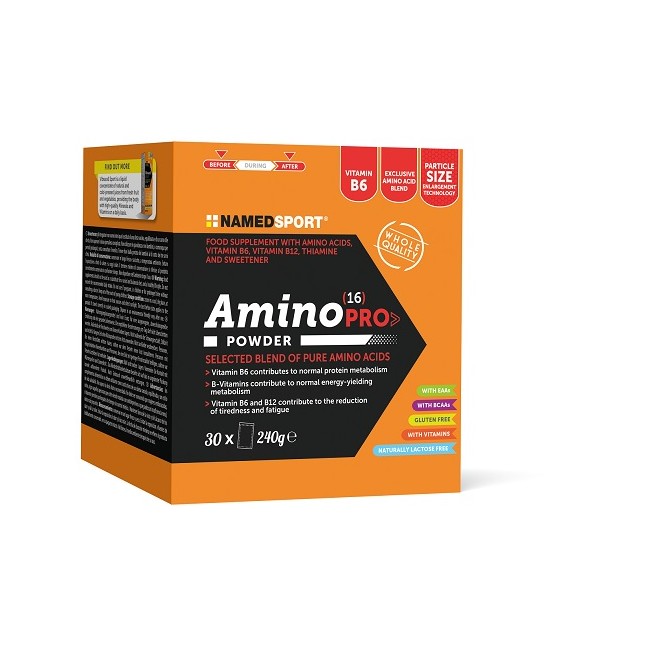 Named Amino 16 Pro Powder integratore 30 Bustine