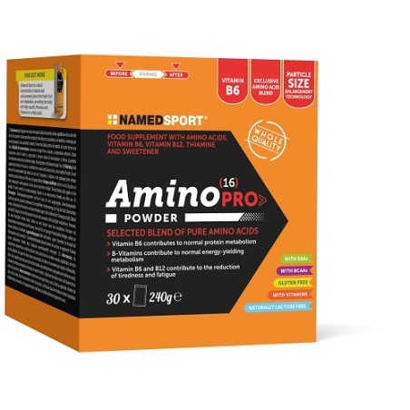 Named Amino 16 Pro Powder integratore 30 Bustine