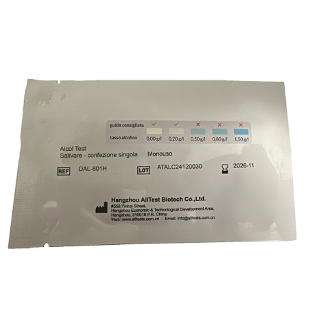 Alltest Strip Rilevazione Alcol Nella Saliva