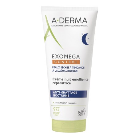 A-derma Exomega Control Crema Notte 200 Ml