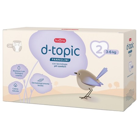 Benefit D-topic Pannolini Taglia 2 24 Pezzi