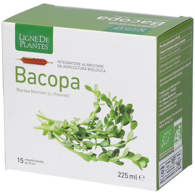 Natura Service Bacopa Biologico 15 Ampolle Bevibili