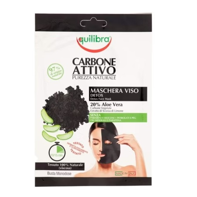 Equilibra Maschera viso con tessuto