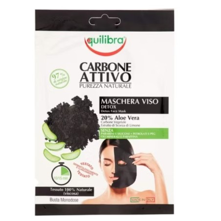 Equilibra Maschera viso con tessuto