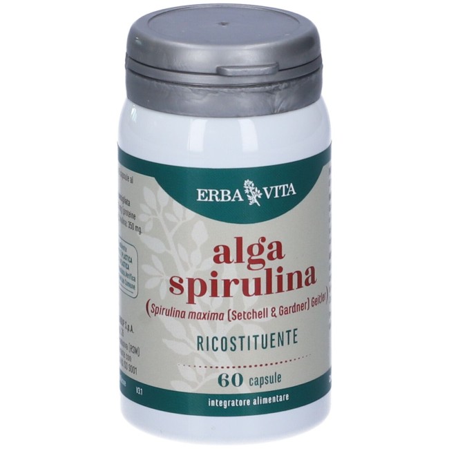 Erba Vita Alga Spirulina 60 Capsule 450 Mg