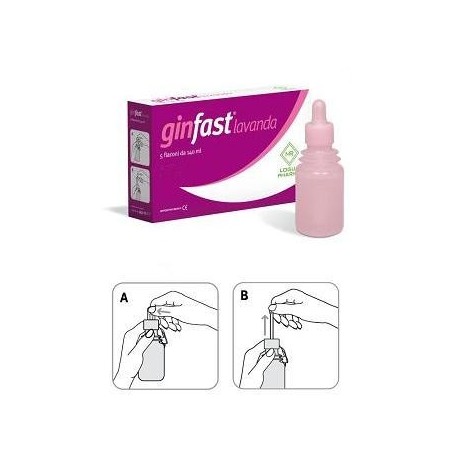 Ginfast Lavanda Vaginale  5 Flaconcini Da 140ml