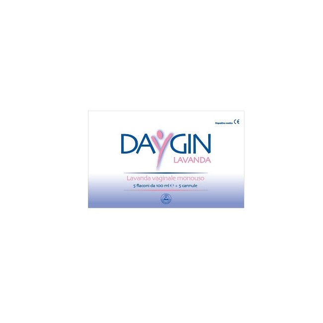 Daygin Lavanda Vaginale 5 Flaconi Da 100 Ml + 5 Cannule